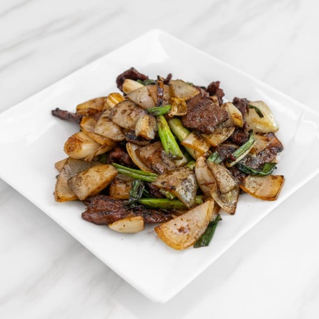 蒙古牛 Mongolian Beef.