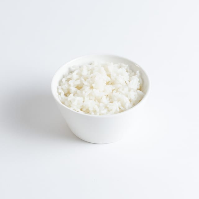 白饭 White Rice.